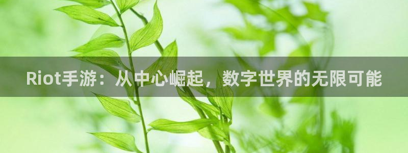 恒盛娱乐：Riot手游：从中心崛起，数字世界的无限可能